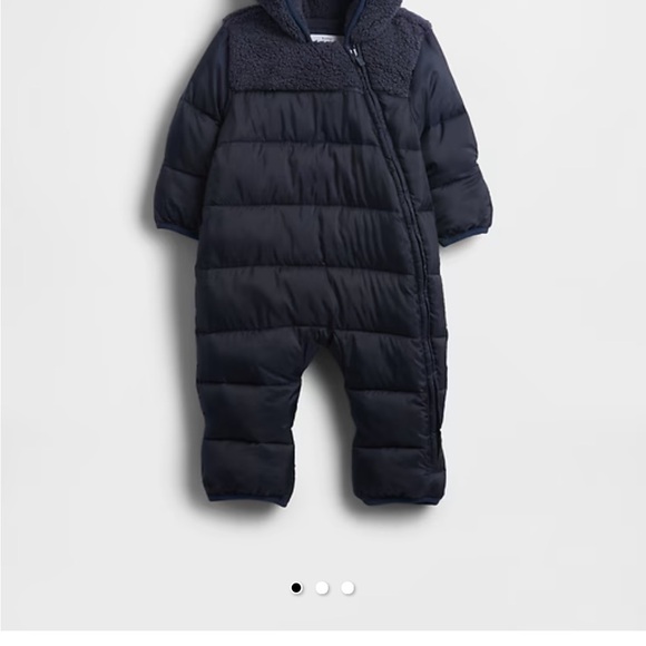 GAP Kids Dark Blue Puffer Snowsuit